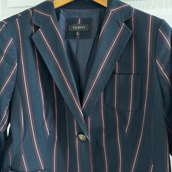 Talbots Women's Flattering Classic Blazer Jacket, Size 16 - Picture 1 of 13